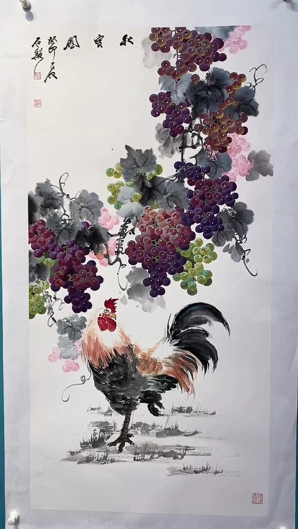 国画画都展厅明德老师国画作品21