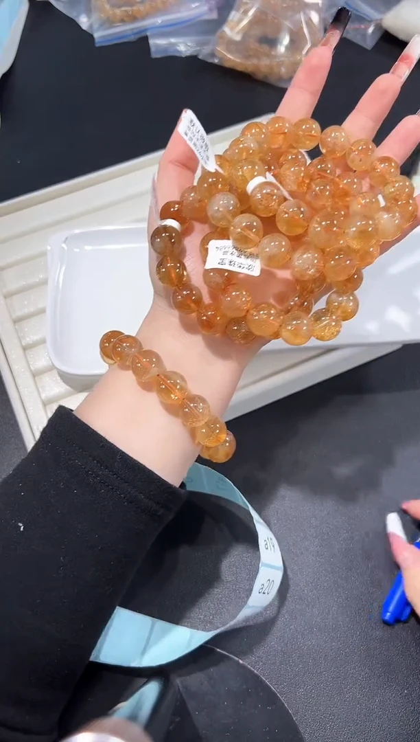 未镶嵌手串水晶14a多样性发其一【1条】默认微瑕14mm