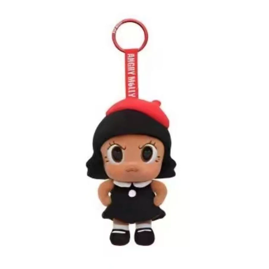POP MART/泡泡玛特心火怒放系列 Angry Molly 毛绒挂件 盲盒