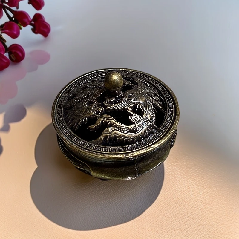 【集雅斋】把玩黄铜小香炉C款