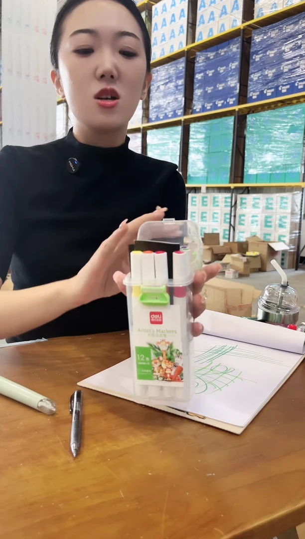 DL水性马克笔12色