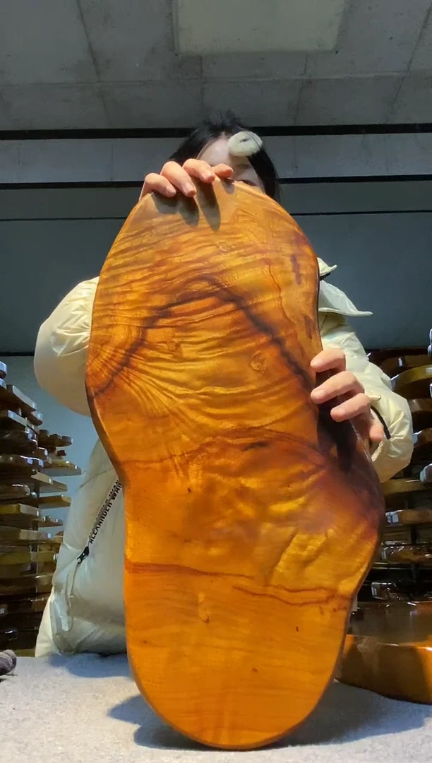 实木原木茶盘 一物一拍(不含配件）