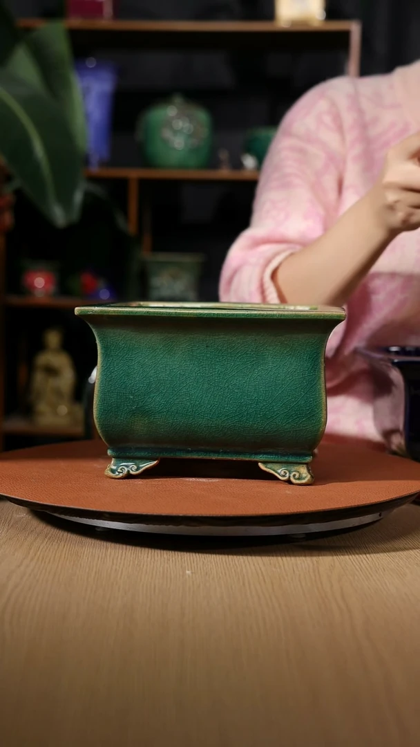 【石湾花盆】微瑕 硬口裂 318