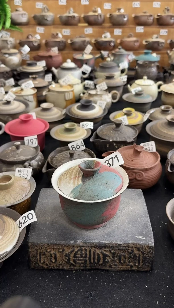 【闪购商品】壶371微瑕不退不换墨山阁茶器纯手工制作