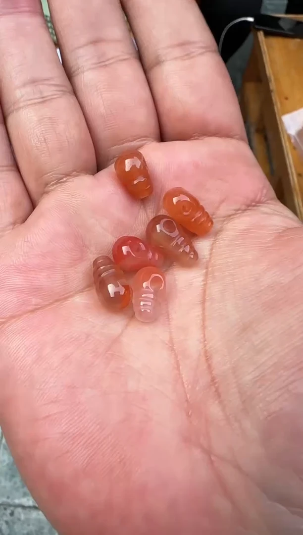 【闪购商品】南红玛瑙三通未镶嵌冰飘三通H455多样性发一