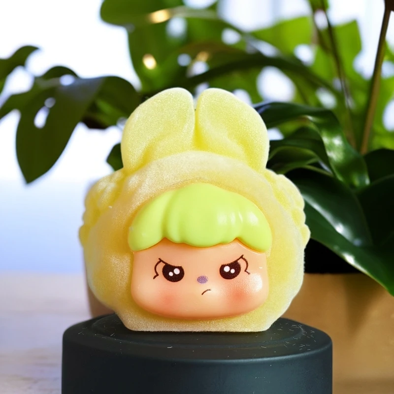 抖音潮玩植绒夜光带香味萌萌兔十个