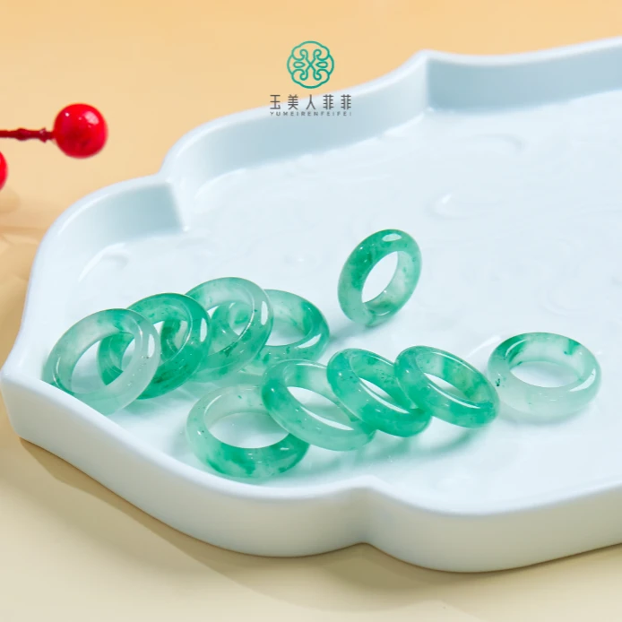 石惑珠宝~独龙玉戒圈-多样性发一-圈口随机发
