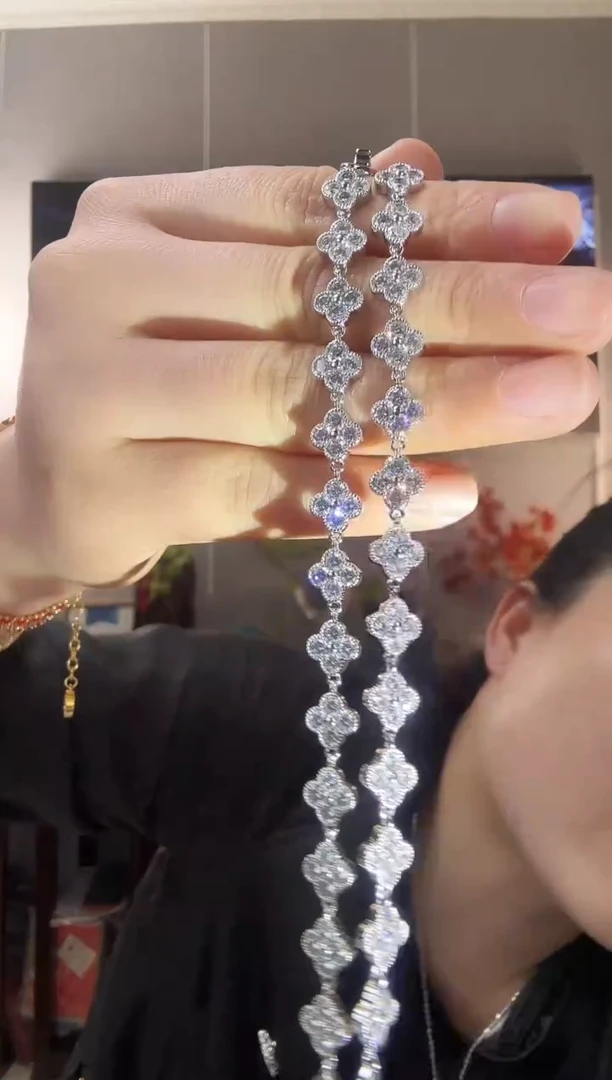 主播定制链接四叶草手链