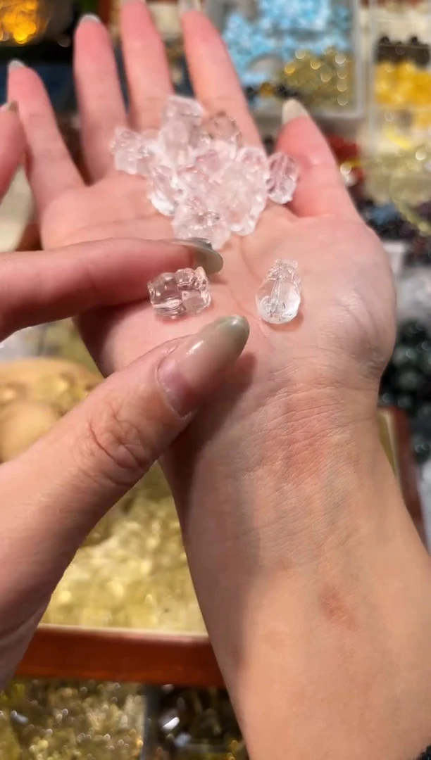 【闪购商品】水晶手串未镶嵌K98白水晶新款貔貅一个宽卡10