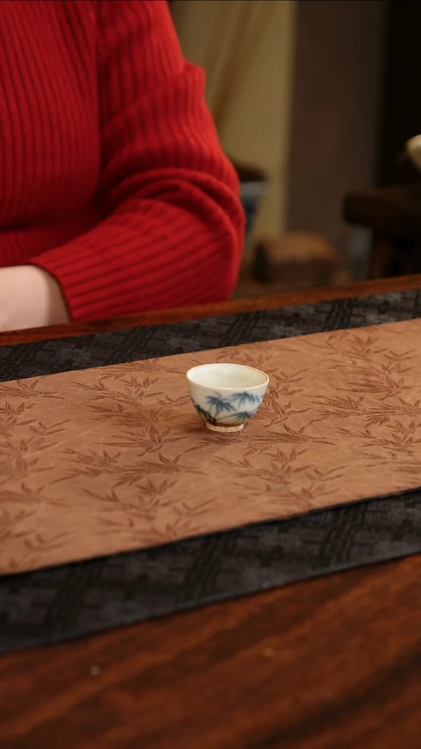 【闪购商品】杯子茗片集竹子迷你鸡心杯