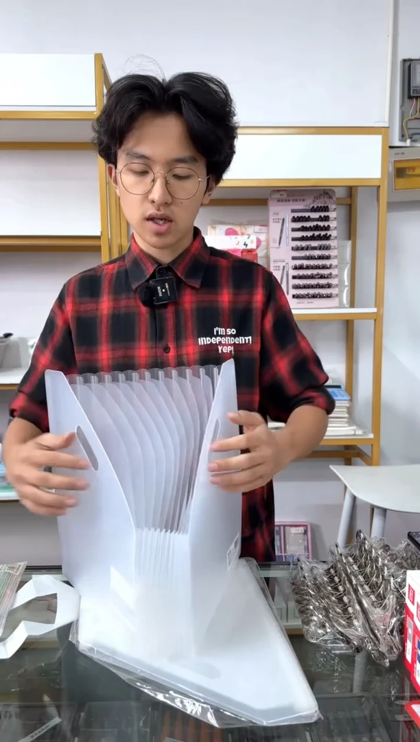 得力竖款风琴包 立风琴包 2个