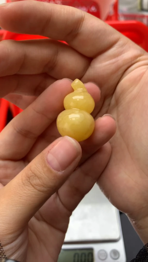 【闪购商品】琥珀珠宝奇石未镶嵌018琥珀蜜蜡 微瑕 花粉