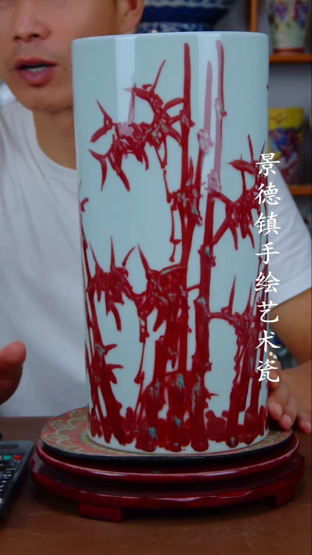 现代景德镇手工手绘陶瓷摆件27