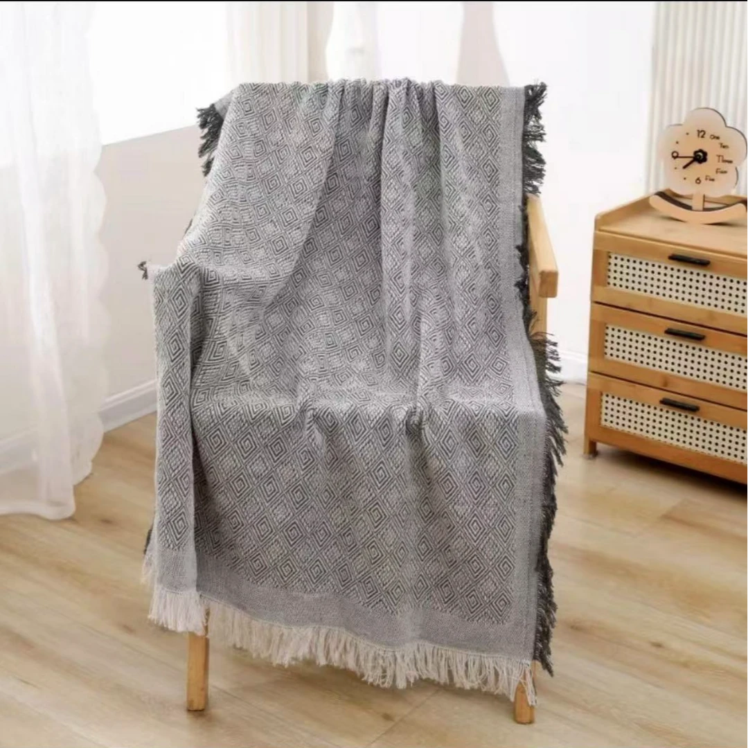 90cmX180cm舒适沙发巾--简约时尚-灰