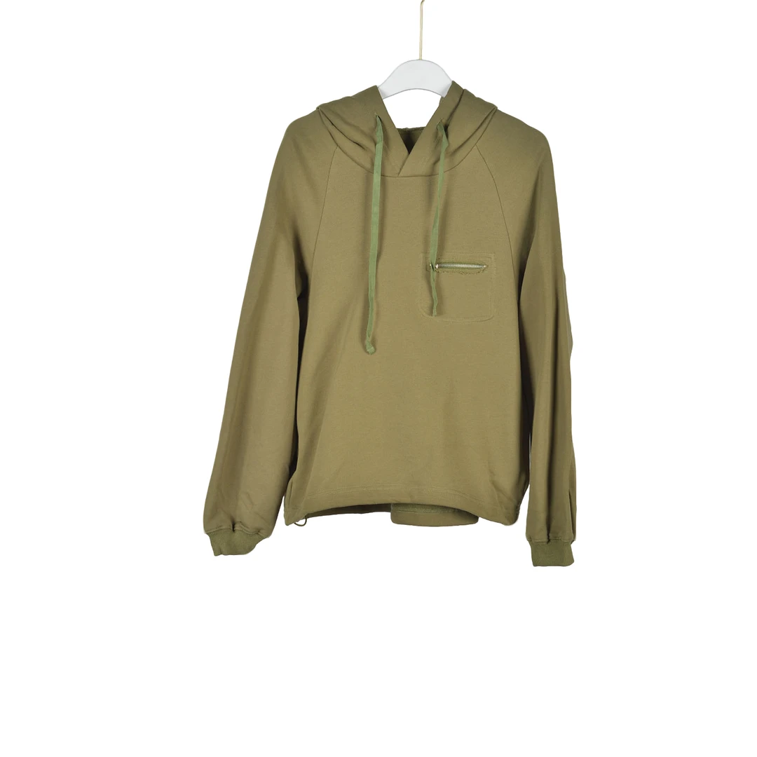 GPE4【专柜捡漏】杭州原创设计师女装TKC-卫衣1252-军绿