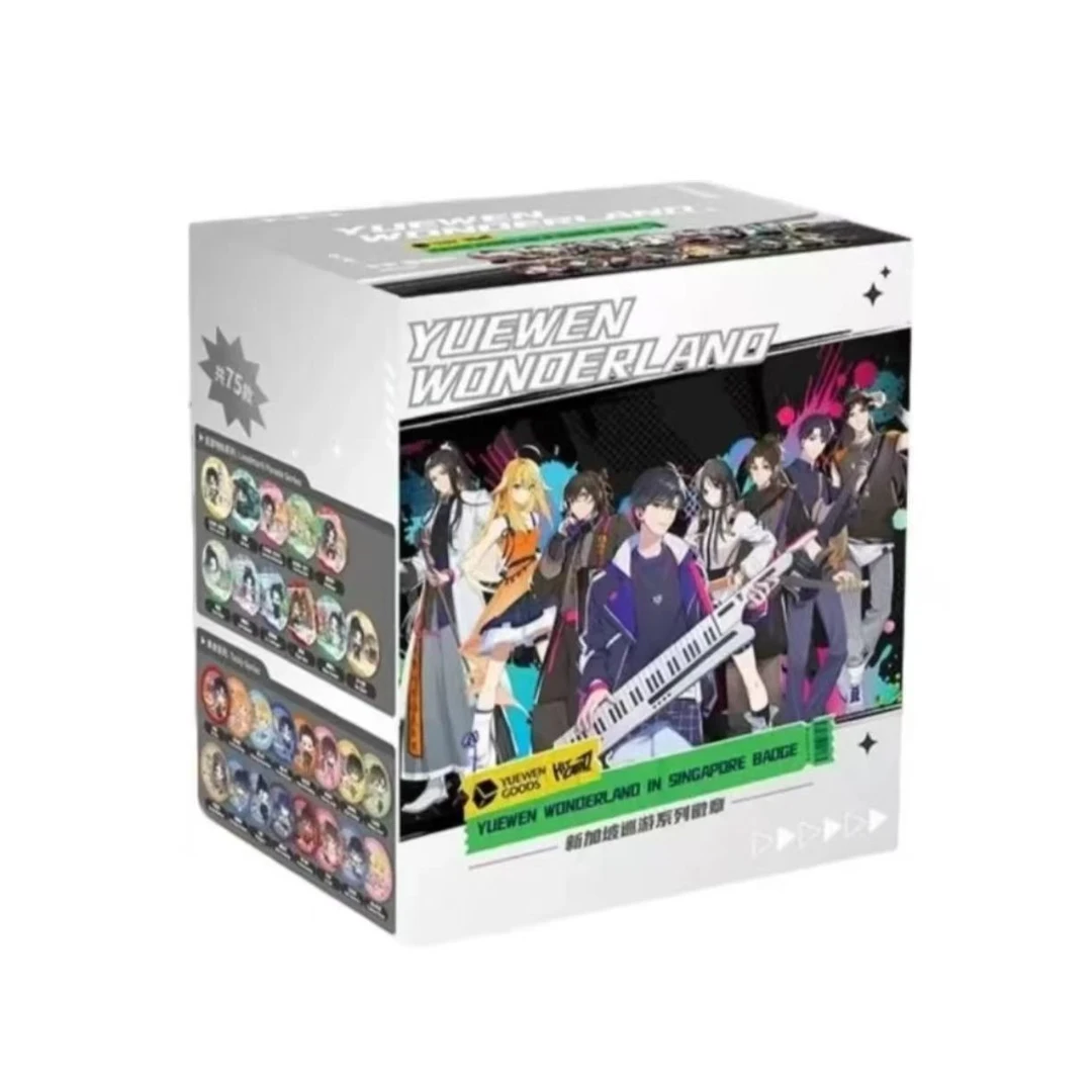 Hitcard星加坡巡游YUEWEN WONDERLAND系列徽章盲盒代拆