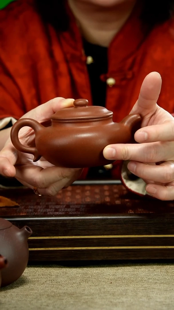 【闪购商品】紫砂茶壶老朱泥 仿古 qs