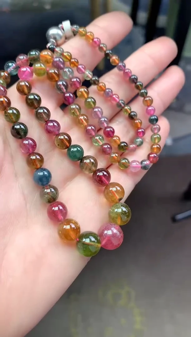 未镶嵌手串碧玺多样性发一条