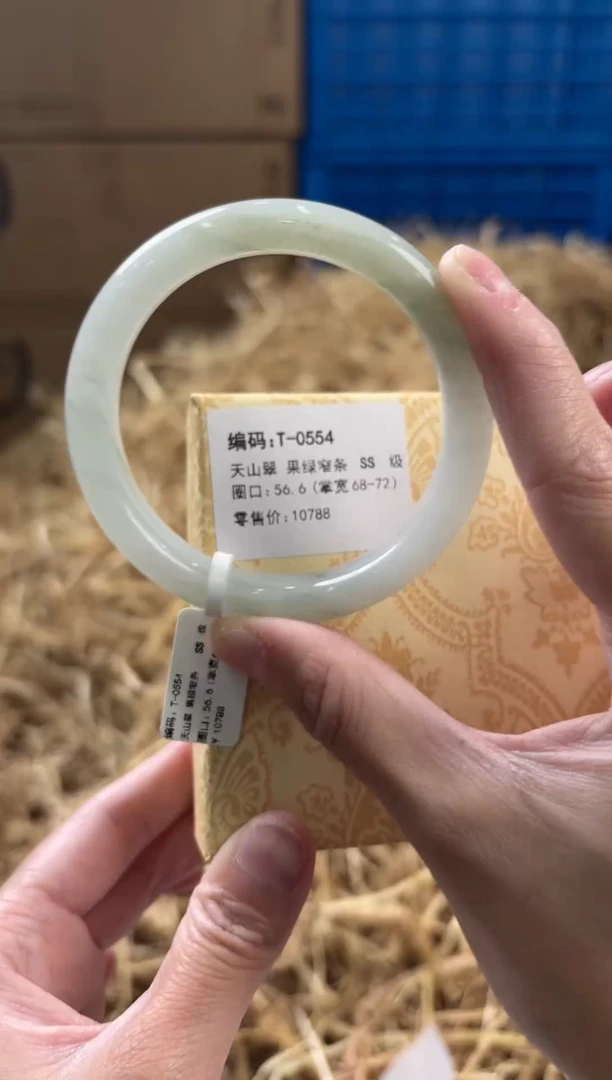 未镶嵌手镯石英质玉T-0554