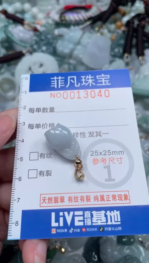 颈饰未镶嵌翡翠13040