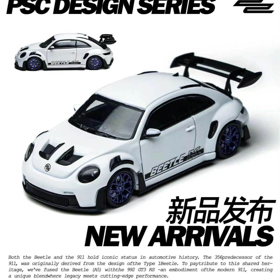 PSC×TimeMicro 1:64 甲壳虫RS兰博基尼康塔什合金汽车模型