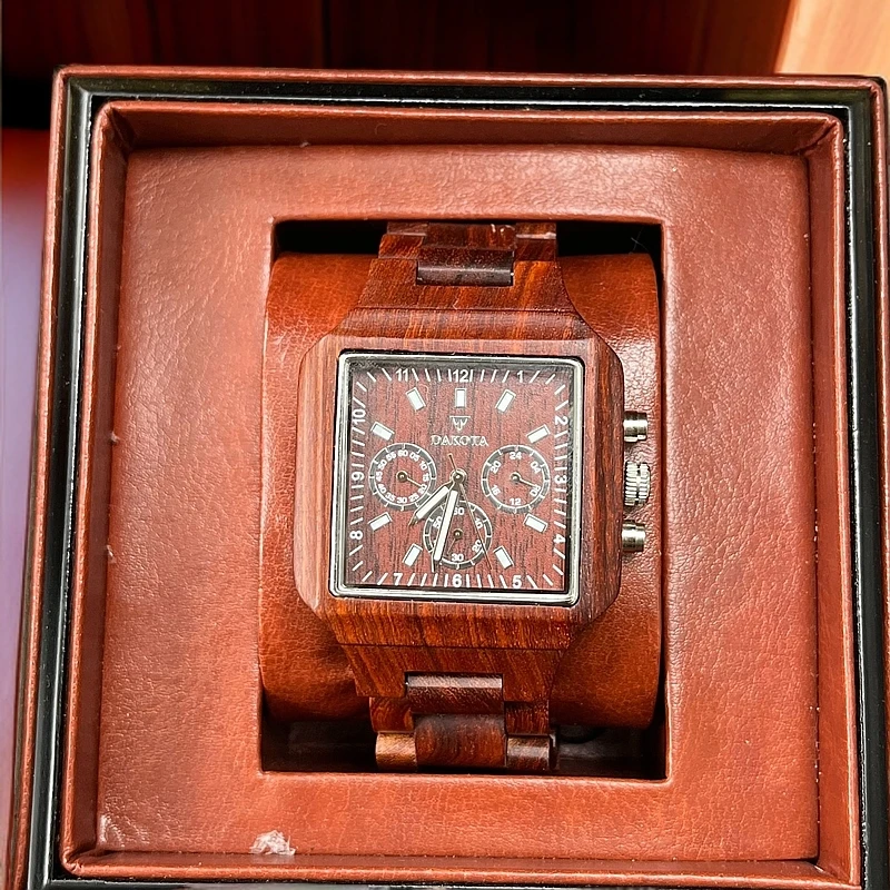 经典檀木手表轻奢潮流机芯时尚木制腕表