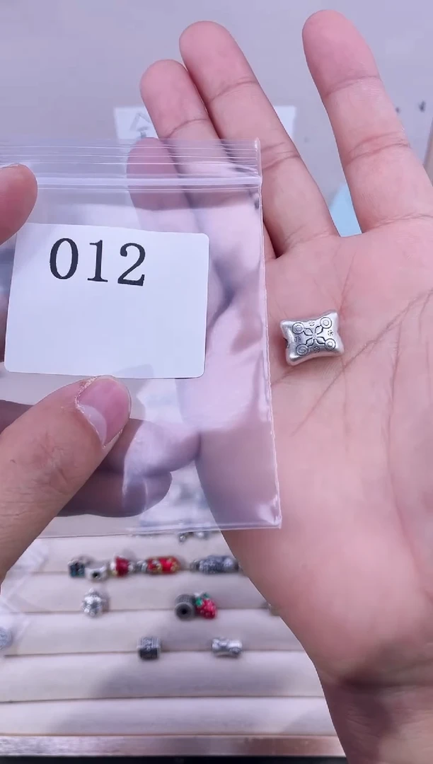 无足银金***果纯银配件012