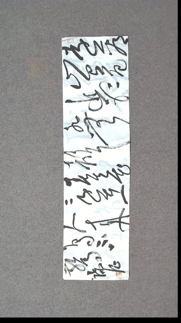 书法 陈征河南南阳 90*25尺寸