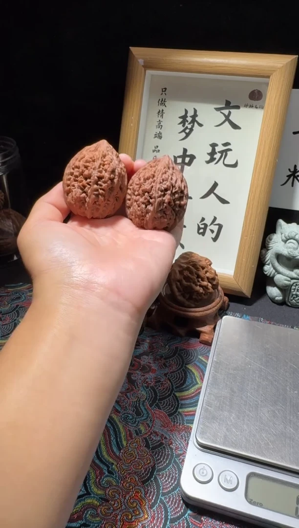 把件文玩核桃38毕业蒜头