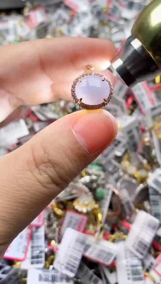 【闪购商品】翡翠戒指银S925镶嵌33333---5