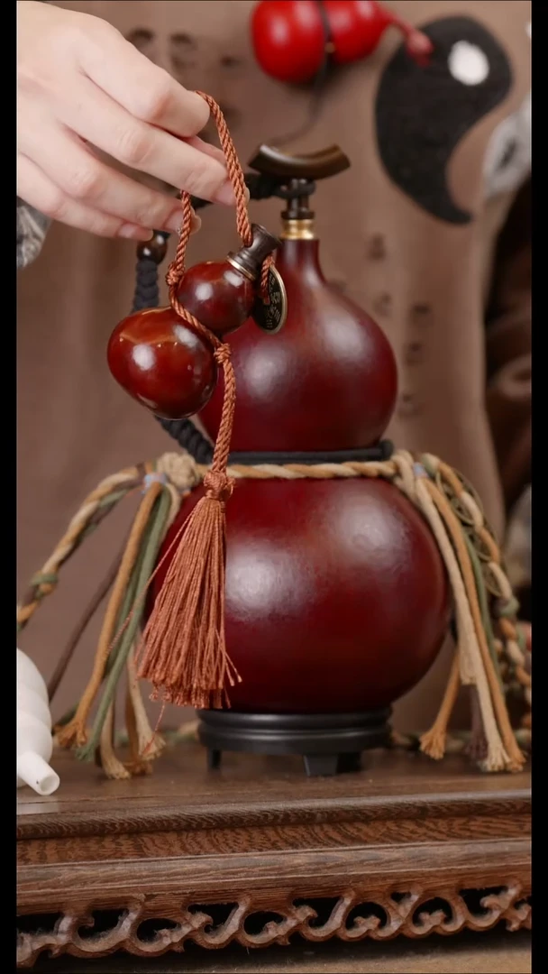 50号精品天然大漆酒葫芦一物一拍~