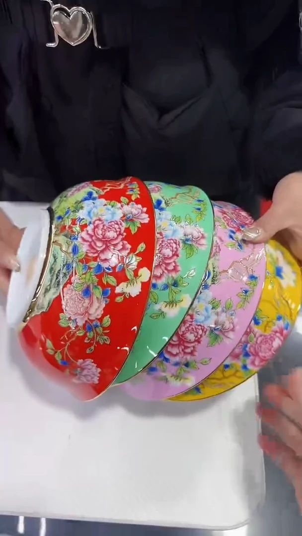 【闪购商品】瓷片景德镇陶瓷大汤碗4个