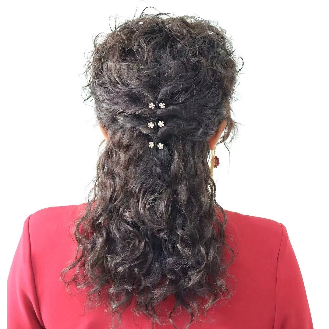 全手工 后弹力网 多款式盘发假发套 选款备注