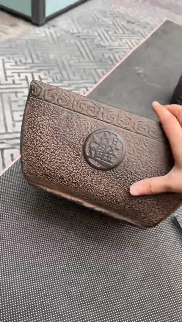 陶土祥云大斗盆0