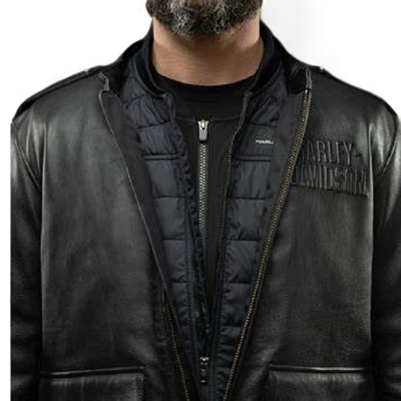 Harley Davidson/哈雷戴维森【断码福利】哈雷男士皮夹克