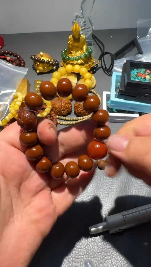 猴头核桃吊坠猴头手串