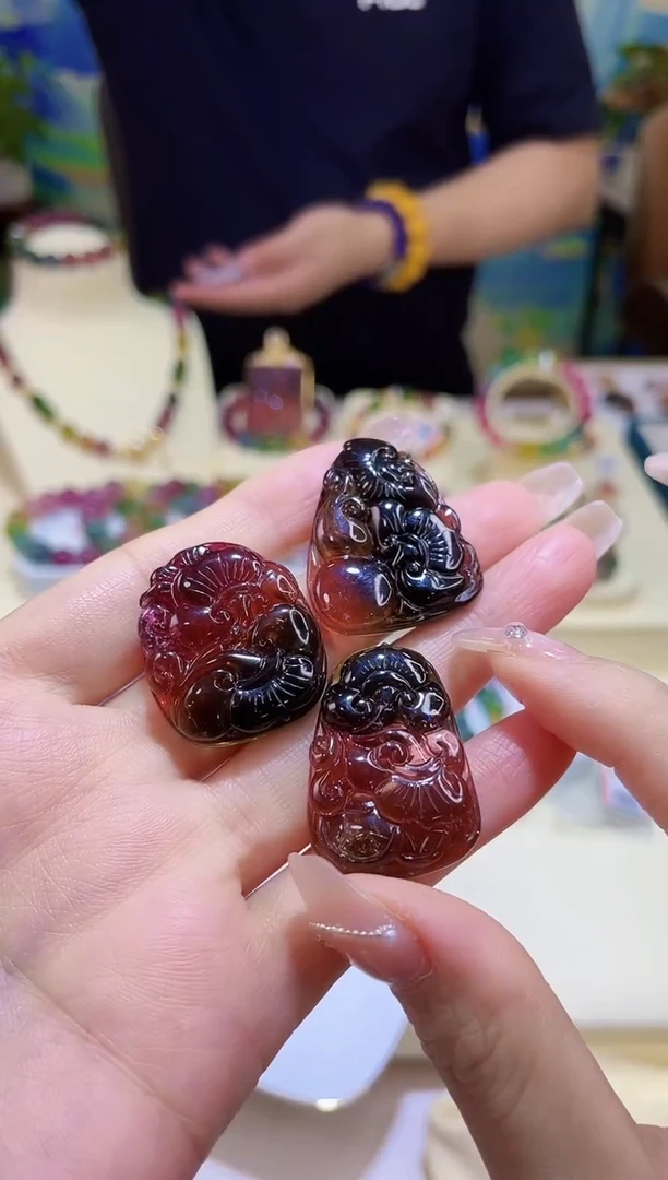 18K金镶嵌颈饰碧玺多样性发一@@ZY50525004