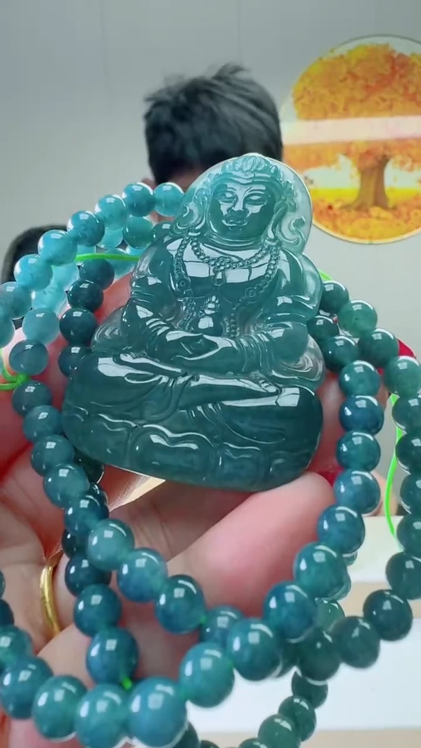 颈饰未镶嵌翡翠天然A货翡翠  多样性随机发其一