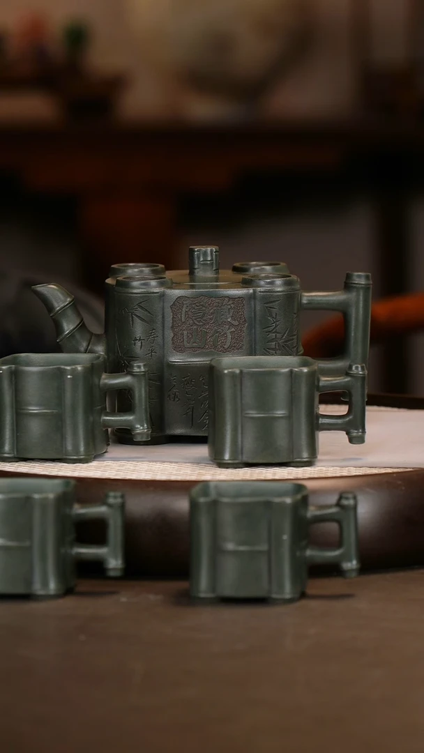 【朱维平】寿平竹套组 可心绿 690c+朱老荷韵