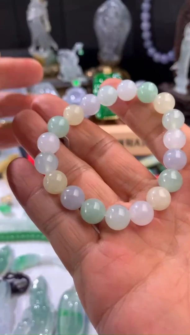 未镶嵌手串翡翠天然缅甸A货翡翠手串