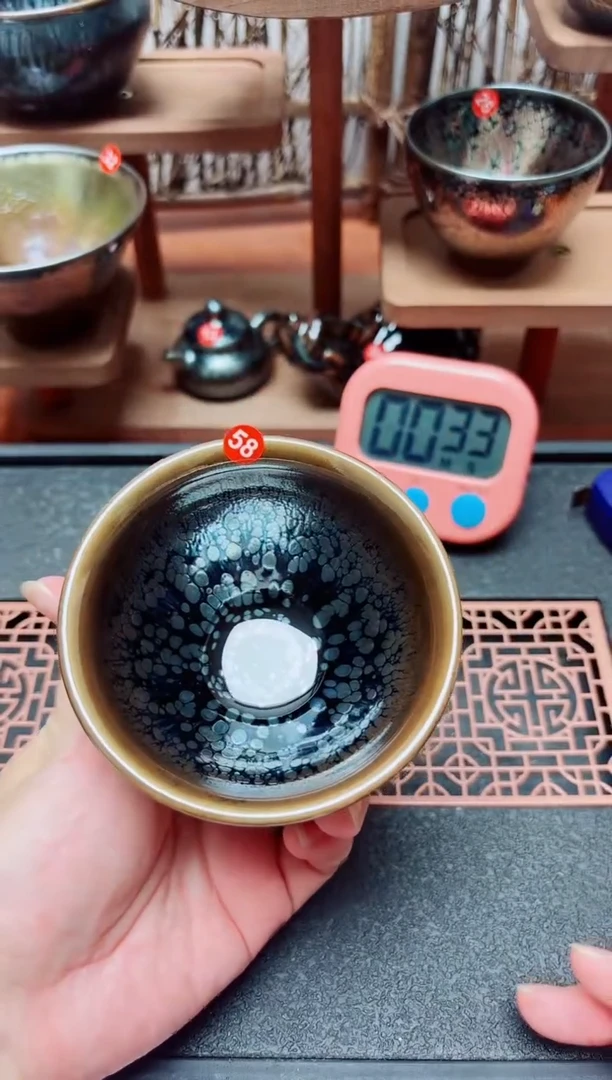茶盏老*棍58号建盏工匠茶器