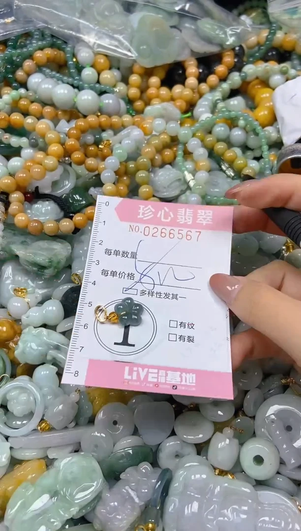 翡翠未镶嵌颈饰闪购0266567多样性发其一