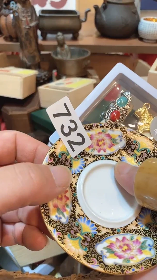 琉璃手工艺品大*人瓷器瓷器瓷器732