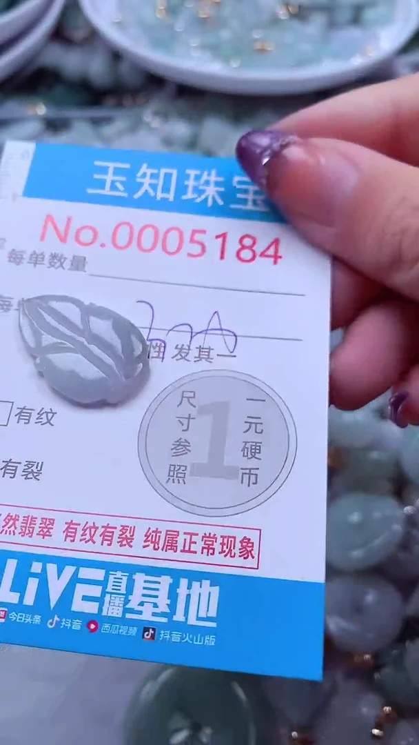 翡翠未镶嵌吊坠(不含链)5184