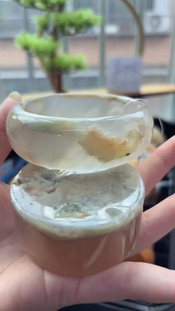 未镶嵌手镯石英质玉C170(60圈赠送镯心)