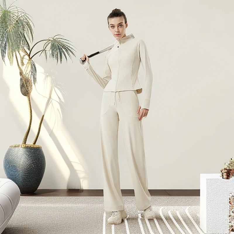 外贸原单！专柜同款春季潮流运动瑜伽套装25117