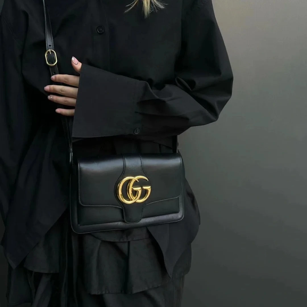 99新 GUCCI/古驰 gucci arli 黑金/99新/优选