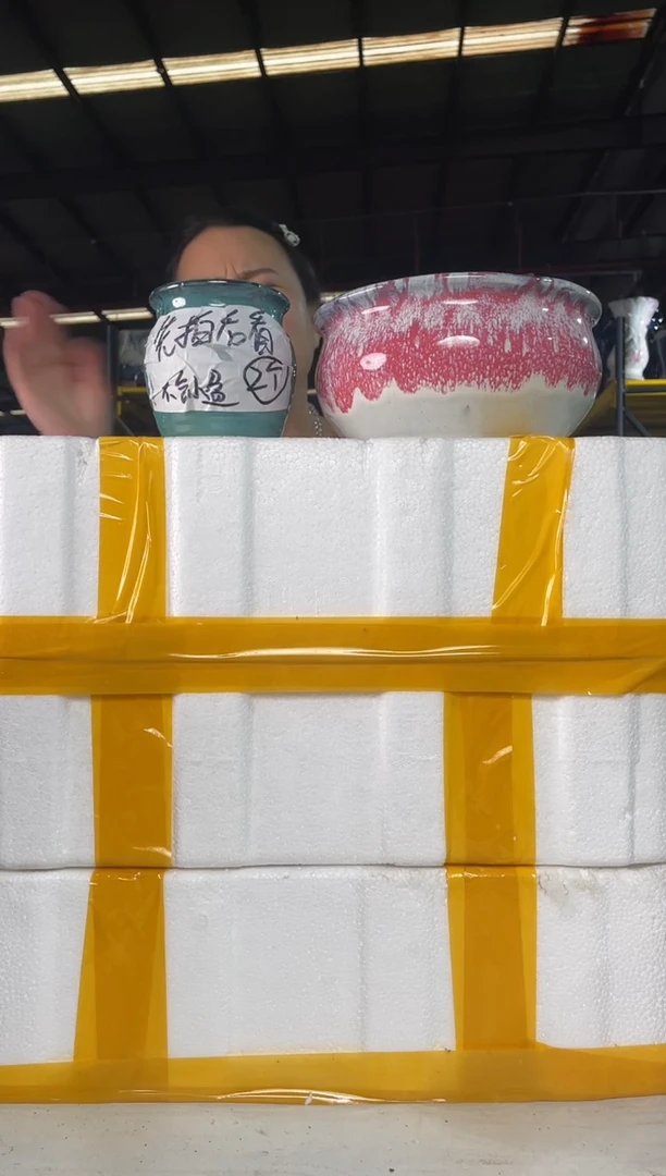 宜兴紫砂粗陶花盆