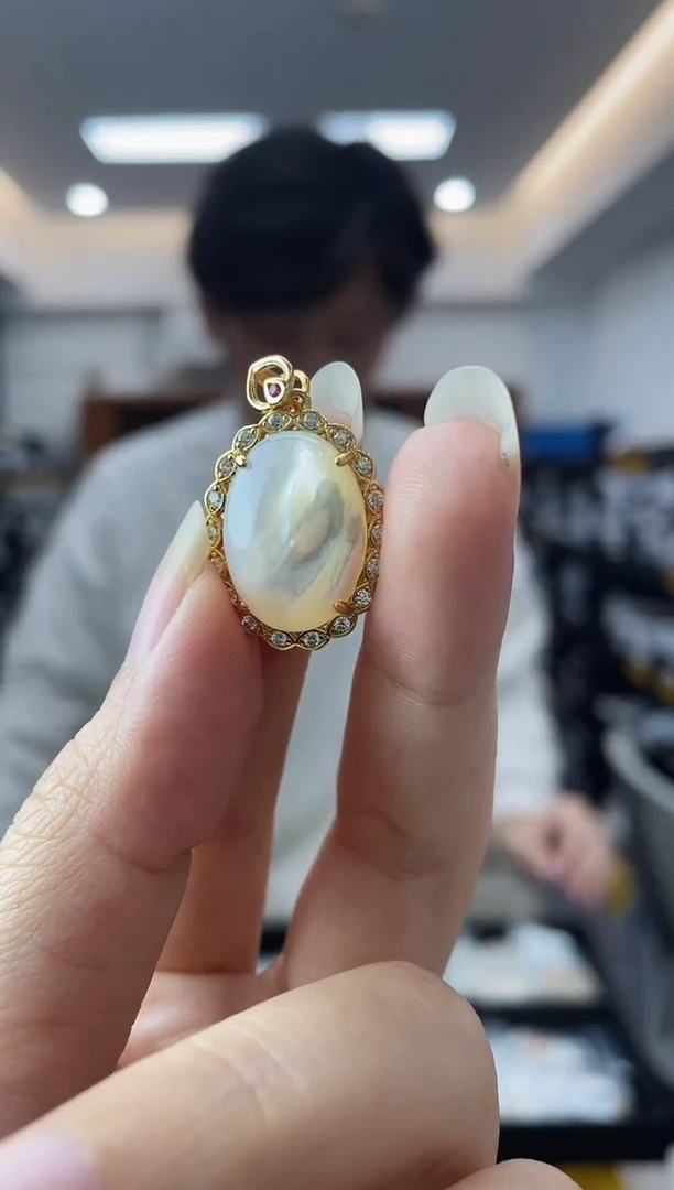 【闪购商品】贝壳（贝母）·银S925镶嵌多样性一件发货