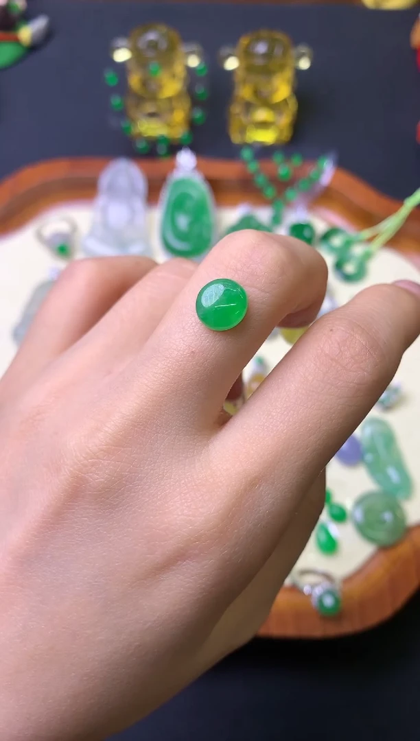 定制翡翠未镶嵌裸石（镶嵌定制）